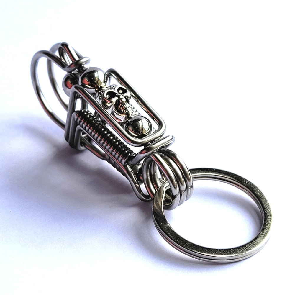 Fashion Skull Handmade Wire Keychain Gifts