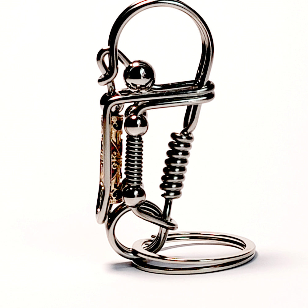 Cute Lucky Beads Wire Wrapped Key Chain Hook