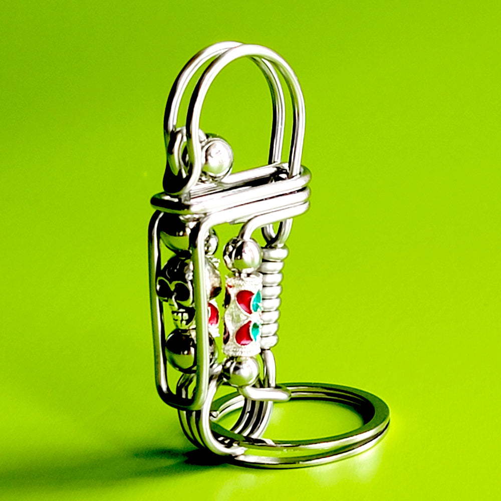 New Men Chunky Metal Thick Wallet Chain Link KeyChain Biker Jeans Women Strong