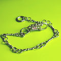 New Men Chunky Metal Thick Wallet Chain Link KeyChain Biker Jeans Women Strong