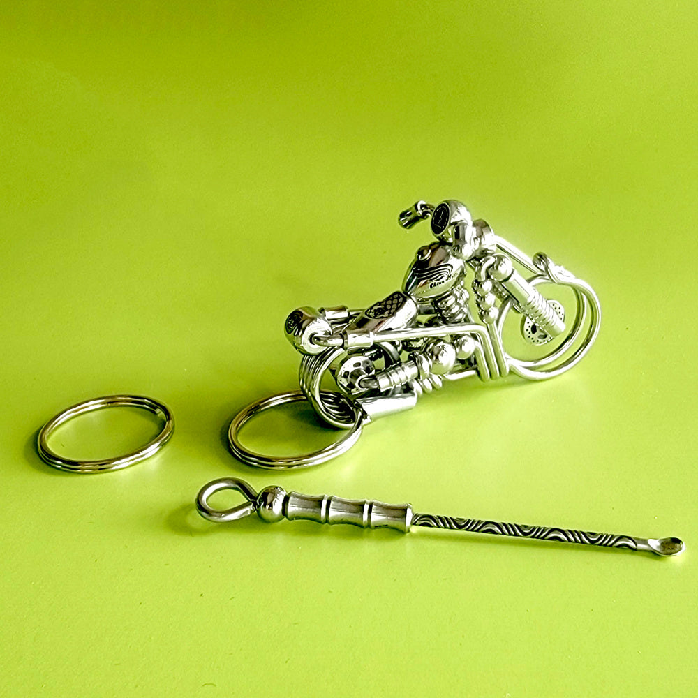 Handmade Stainless Steel Wire Wrap Keychain Hooks