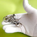 Creative Steel Wire-Wrapped  Motorcycle Minifigure Hanging Key Chain