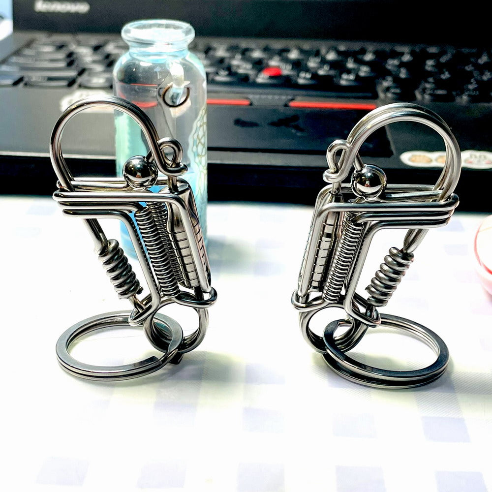 Creative Handmade Wire Keychain