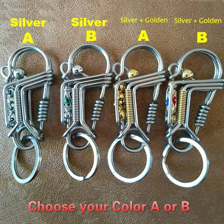 Creative DIY Wire Keychain