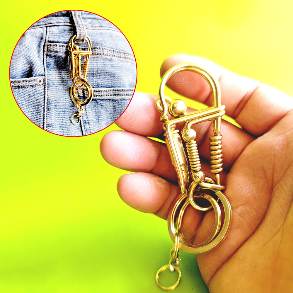 Brass Bullets Wire Keychain Carrying Hooks  For Men