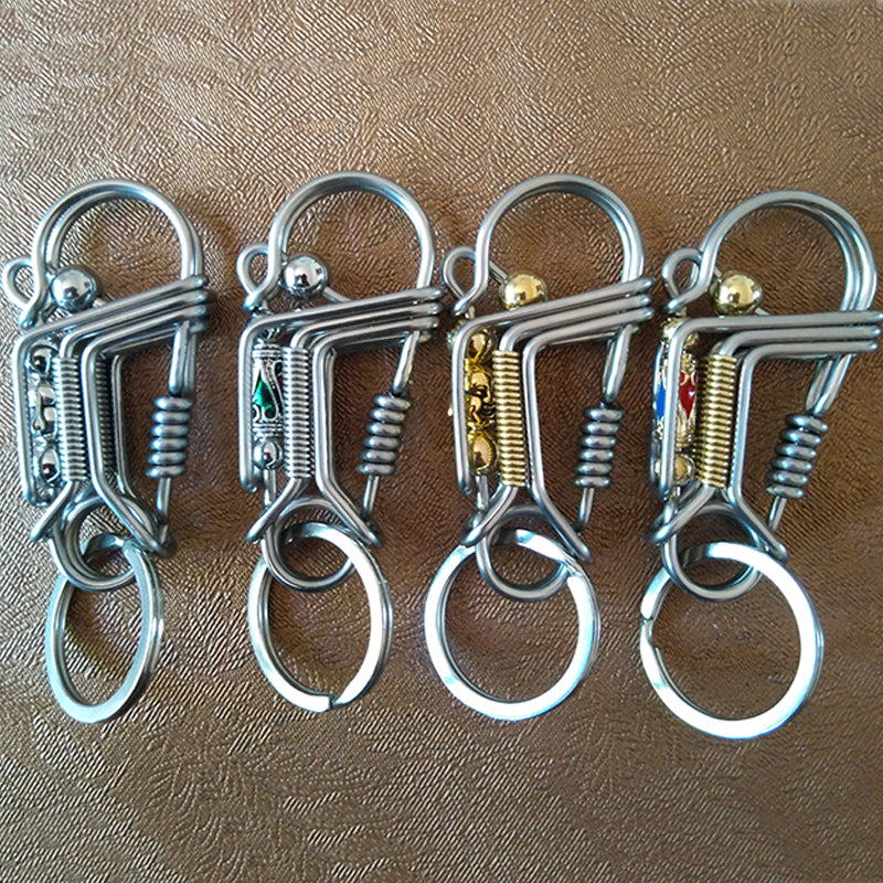 Creative DIY Wire Keychain