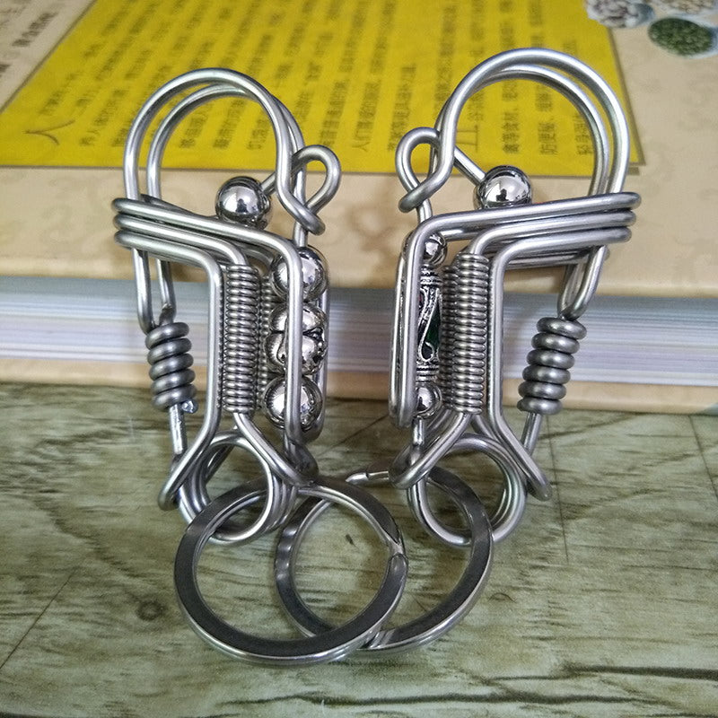 Creative DIY Wire Keychain